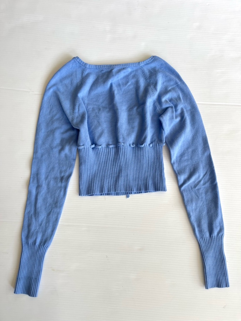 Urban Outfitters Kimchi Blue Knit Cropped Edison Ribbed Sweater - Picture 10 of 14